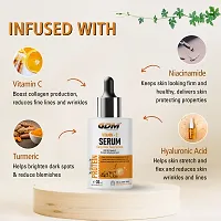 GDM Vitamin C Face Serum for Daily Glow with Vitamin C, Turmeric  Hyaluronic acid (30 ml)-thumb4