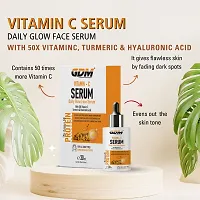 GDM Vitamin C Face Serum for Daily Glow with Vitamin C, Turmeric  Hyaluronic acid (30 ml)-thumb2