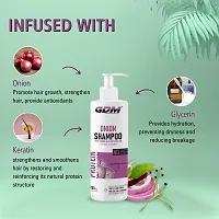 GDM Onion Shampoo for Hair Growth  Hair Fall Control with Onion  Plant Keratin (200 ml)-thumb4