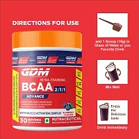 GDM BCAA Advance for intra-training Supplement - 30 servings (450 g, Blueberry)-thumb2