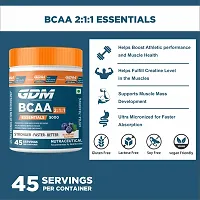 GDM BCAA Essentials - Intra Workout Supplement For Muscle Recovery - 45 Servings (315 g, Blueberry)-thumb1