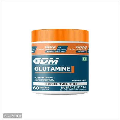 GDM Glutamine - Post Workout Recovery Supplement - 60 Servings (300 gm, Unflavored)