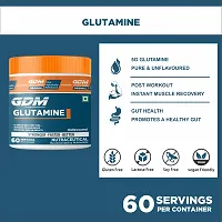 GDM Glutamine - Post Workout Recovery Supplement - 60 Servings (300 gm, Unflavored)-thumb1