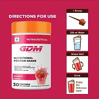 GDM Nutritional protein shake - 30 Servings (540 gm, Strawberry flavor)-thumb3