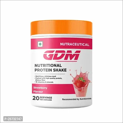 GDM Nutritional protein shake - 20 Servings (360 gm, Strawberry flavour)