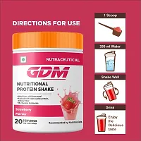 GDM Nutritional protein shake - 20 Servings (360 gm, Strawberry flavour)-thumb3