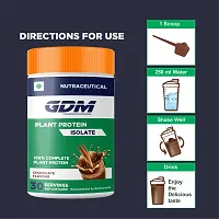 GDM plant protein Powder - 30 Servings (600 g, Rich chocolate)-thumb1