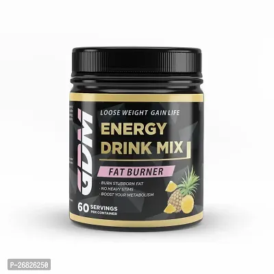 Energy Drink Mix - Fat Burner - 60 Servings (228 g, Pineapple Flavor)