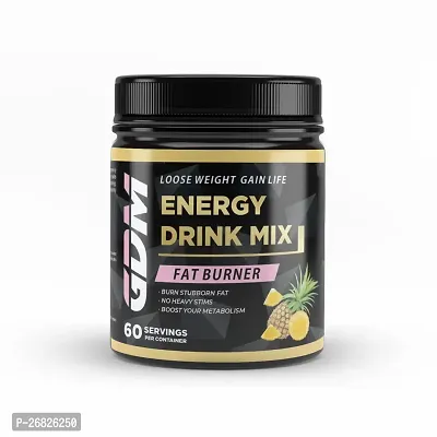 Energy Drink Mix - Fat Burner - 60 Servings (228 g, Pineapple Flavor)-thumb0