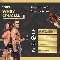 GDM 100% Whey Crucial Protein Supplement - 48 Servings ( 1.5 Kg - Chocolate Flavor)-thumb1