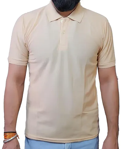 ME Solid Polo T Shirts for Men