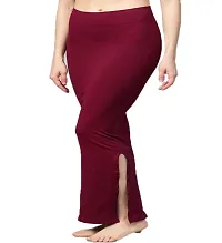 Womens Cotton Lycra Microfiber Saree Shapewear Petticoat for Women, Cotton Blended Shape Wear for Saree-thumb2