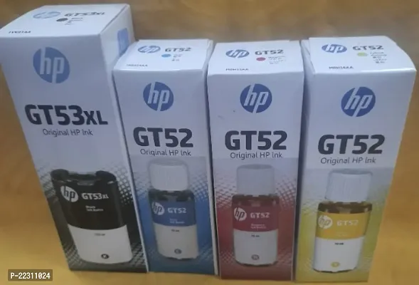 HP GT 53 XL BLACK  52 C/Y/M ink bottle set of 4