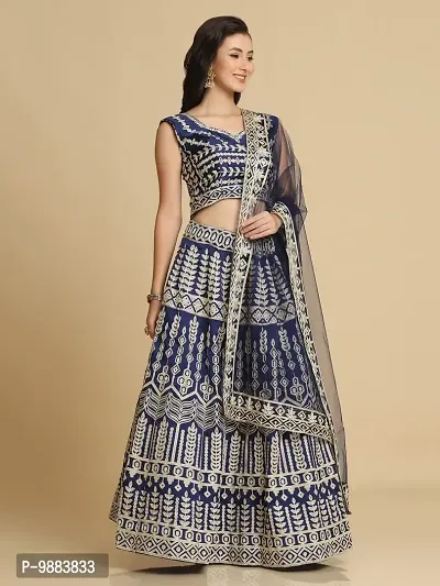 Semi Stitched Lehenga Choli - Buy Semi Stitched Lehenga Choli online in  India