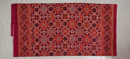 Sri Sri 100% Pure Cotton Chunari Print Gamcha - 1pcs ( Large )-thumb1