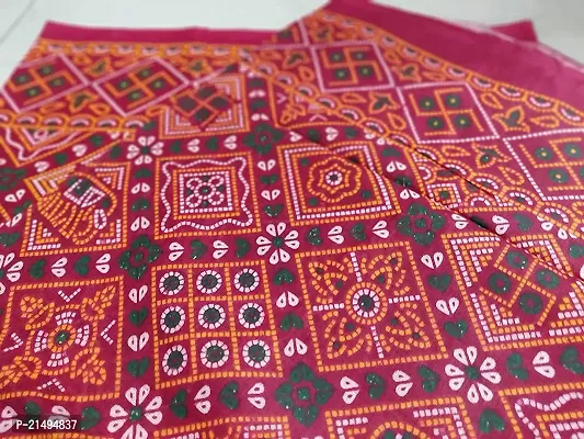 Sri Sri 100% Pure Cotton Chunari Print Gamcha - 1pcs ( Large )-thumb3