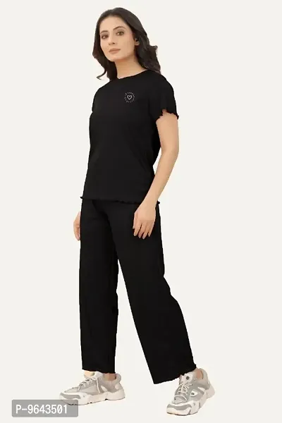 Fancy Cotton Blend Night Suit For Women-thumb2