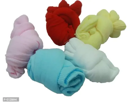 Baby Boy's and Girl's Cotton Socks (Multicolour, 3-6 Months) - Pack of 5