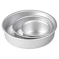 Aluminum Baking Round Cake Pan/Mould for Microwave Oven -( Diameter 6-thumb2