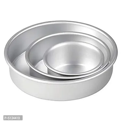 Aluminum Baking Round Cake Pan/Mould for Microwave Oven -( Diameter 6-thumb3