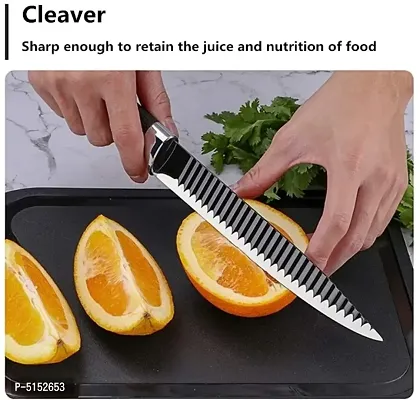 Stainless Steel Chopper with Chef Knives/Chopping Knife for Kitchen/Knife Set for Kitchen/Chopper Knife for Kitchen/Cleaver Knife/Meat Fish Knife for Kitchen use (Cleaver Knife bigg)-thumb0
