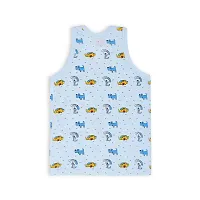 Totkart New Born Baby Pure Cotton Printed Regular Fit Sando Innerwear Baniyan Kids Vest Infants Sleeveless Undershirts for Cute Boys Girls Pack of 6-thumb1