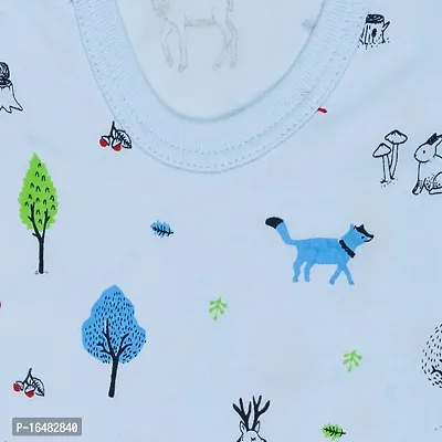 Totkart Printed Summer Vest for Babies Baniyan Cotton Inner wear for Baby Sleeveless Undershirts for Kids Sando ganji for Toddler Girls/Boys Pack of 3-thumb4