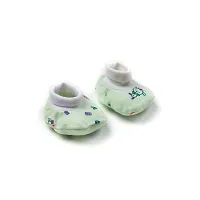 Totkart New Born Baby Caps, Mittens, Socks/Baby Cap Set 0 to 9 Months, Green Lemon-thumb3