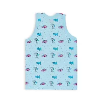 Totkart New Born Baby Pure Cotton Printed Regular Fit Sando Innerwear Baniyan Kids Vest Infants Sleeveless Undershirts for Cute Boys Girls Pack of 3-thumb1