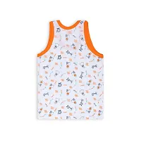 Totkart New Born Baby Pure Cotton Printed Regular Fit Sando Innerwear Baniyan Kids Vest Infants Sleeveless Undershirts for Baby Boys Girls Pack of 3-thumb1