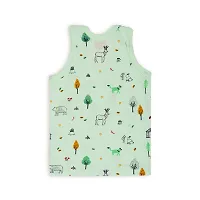 Totkart Printed Summer Vest for Babies Baniyan Cotton Inner wear for Baby Sleeveless Undershirts for Kids Sando ganji for Toddler Girls/Boys Pack of 3-thumb1