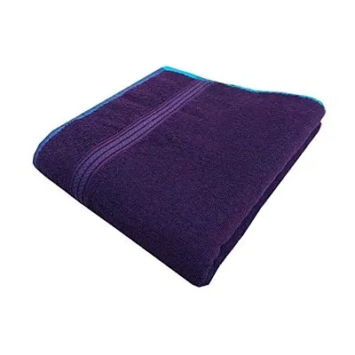 Space Fly Plain Cotton Bath Towels Highly Absorbent, Big Size 30X60 inch (450GSM_Multi Color_1 Piece)