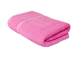 Space Fly Best Luxury100% Cotton Super Highly Absorbent Big Size 28X58 inch Plain Bath Towels, 450GSM (1 Piece)-thumb1