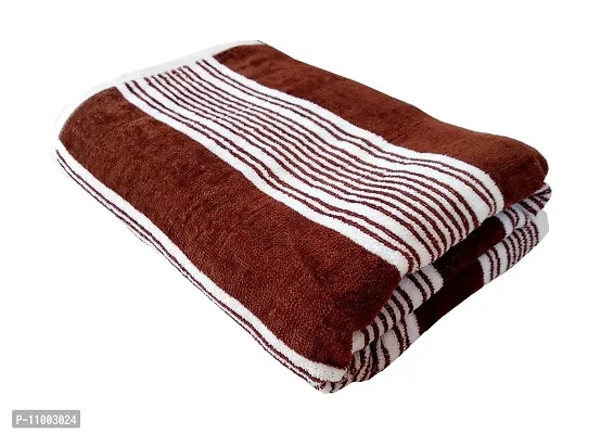Space Fly Soft & Cotton Attractive Striped 1 Bath Towel (70X140CM)-thumb0