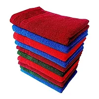 Space Fly Cotton Plain High Absorbent Hand Towels In Dark Colors (Multicolour, 11x 17 inch), Set of 10-thumb4