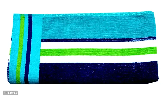 Space Fly Fine Soft & Cotton Attractive, Light Weight, Striped 4 Hand Towels (12X18 Inch_ Multi)-thumb4