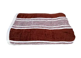 Space Fly Soft & Cotton Attractive Striped 1 Bath Towel (70X140CM)-thumb1