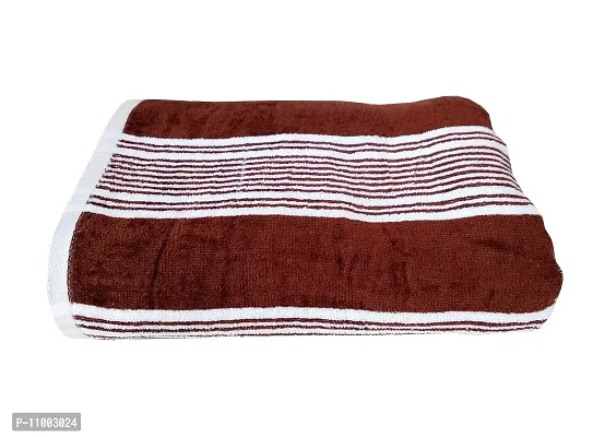 Space Fly Soft & Cotton Attractive Striped 1 Bath Towel (70X140CM)-thumb2