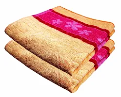 Space Fly Keeps You Fresh 100% Cotton Big Size Bath Towels, 2 Piece (Size 28 X 58 Inch_Multi)-thumb1