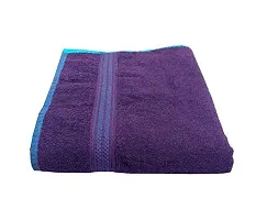 Space Fly Plain Cotton Bath Towels Highly Absorbent, Big Size 30X60 inch (450GSM_Multi Color_1 Piece)-thumb2