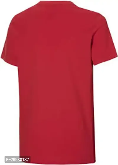 Stylish Polyester Solid Round Neck T-Shirt For Men-thumb0