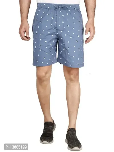 Classic Cotton Printed Shorts for Men