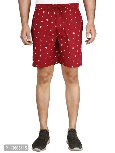 Classic Cotton Printed Shorts for Men-thumb0