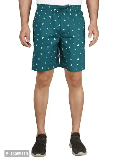 Classic Cotton Printed Shorts for Men-thumb0