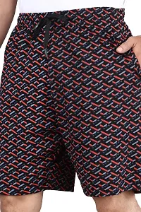 Mens Cotton Shorts Elastic Waist Half Pants with pockets (pack of 1)-thumb2