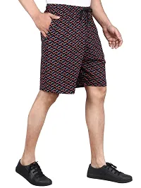 Mens Cotton Shorts Elastic Waist Half Pants with pockets (pack of 1)-thumb3