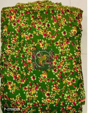 Elegant Multicoloured Crepe Printed Dress Material without Dupatta For Women