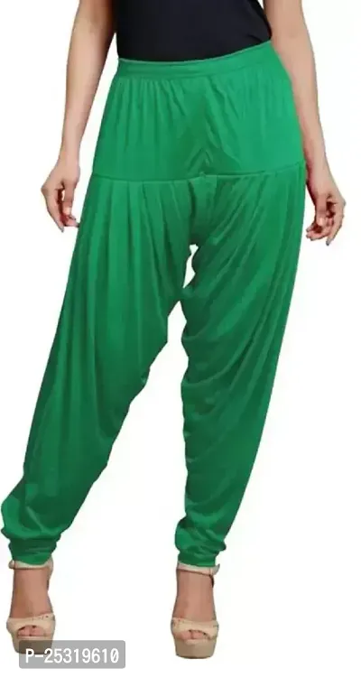 Stylish Viscose Green Ethnic Pants For Women-thumb0