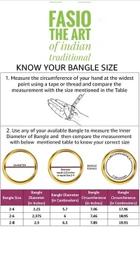 Elegant Bangles Set For Women Pack Of 6-thumb1