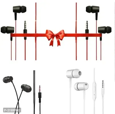 Stylish Wired Earphone, Pack of 4